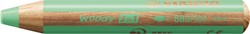 Kleurpotloden STABILO 880 woody 3 in 1 multitalent pastel groen