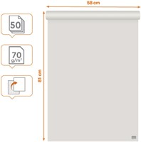 Flipoverpapier Nobo gerecycled 58x81cm dubbelzijdig rol 50 vel-2