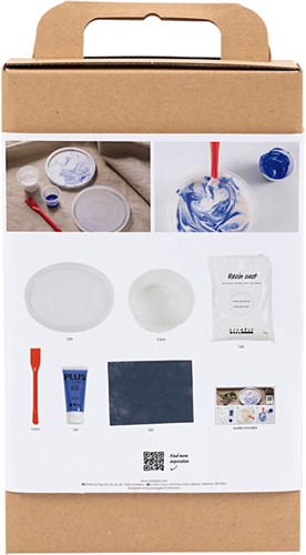 Hobbyset Creativ Company Hars Gieten dienblad met marmereffect-2