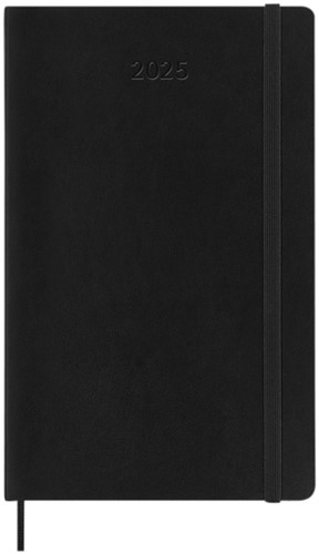 Agenda 2025 Moleskine 12M Planner Weekly 7dagen/1pagina large sc black