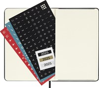 Agenda 2025 Moleskine 12M Planner Weekly 7dagen/2pagina's pocket hc black-2