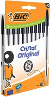 Balpen Bic Cristal medium zwart blister à 10 stuks-3