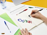 Balpen Bic Cristal medium blauw-2
