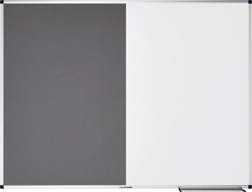 Combibord Legamaster UNITE grijs vilt-whiteboard 90x120cm