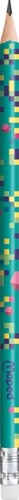 Grafietpotlood Maped Pixel Party met gum set à 12 stuks assorti-3