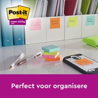 Memoblok 3M Post-it 4645 Super Sticky 101x152mm lijn roze-1