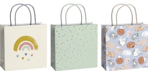 Cadeautasjes Stewo Baby 20x20x8cm set à 3 desins