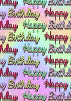 Inpakpapier Stewo Happy Birthday 200x70cm  assorti-3