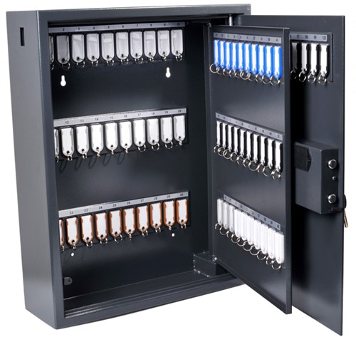 Sleutelkast Pavo high security magnetisch met fingerprintslot 100 haken 600x480x150mm-2