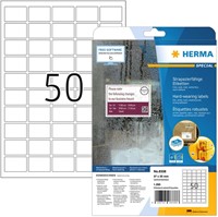 Etiket HERMA 8338 37x25mm weerbestendig wit 1250 etiketten