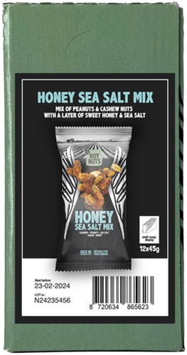 Noten NoyNuts honey sea salt mix zak 45 gram-3