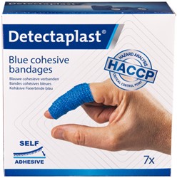 Kohesief verband blauw Detectaplast assorti 7 stuks