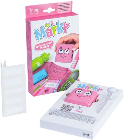 Textielstempel Colop My Marky met voucher roze-3