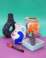 Verfstift Posca PC3M fijn assorti set à 4 stuks-7