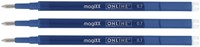 Gelschrijvervulling Online Magixx 0.7mm blauw blister à 3 stuks-2