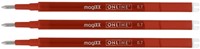 Gelschrijvervulling Online Magixx 0.7mm rood blister à 3 stuks-2