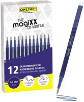 Gelschrijvervulling Online Magixx 0.7mm blauw doos à 12 stuks