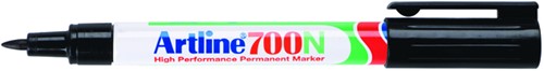 Viltstift Artline 700 rond 0.7mm zwart blister à 1 stuk-3