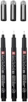 Fineliner Sakura Pigma Micron Black Edition set à 3 breedtes + gratis etui-3