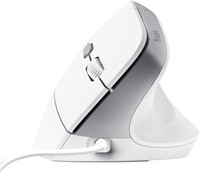 Muis Trust ergonomisch BAYO II wit