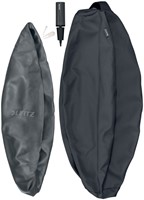 Actieve zitbal Leitz Ergo 55cm anti-rol donkergrijs-1