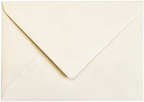 Envelop Papicolor C6 114x162mm metallic ivoor pak à 6 stuks-2