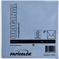 Envelop Papicolor 140x140mm donkerblauw pak à 6 stuks-3