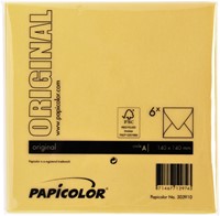 Envelop Papicolor 140x140mm dottergeel pak à 6 stuks-3