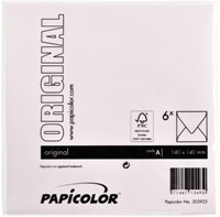 Envelop Papicolor 140x140mm lichtroze pak à 6 stuks-3