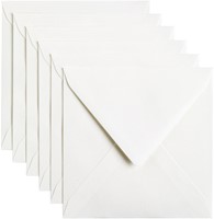 Envelop Papicolor 140x140mm hagelwit pak à 6 stuks