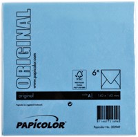 Envelop Papicolor 140x140mm hemelsblauw pak à 6 stuks-3