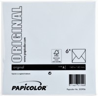 Envelop Papicolor 140x140mm babyblauw pak à 6 stuks-3
