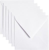 Envelop Papicolor 140x140mm kraft wit pak à 6 stuks