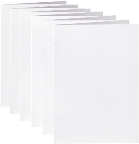 Correspondentiekaart Papicolor dubbel 105x148mm kraft wit pak à 6 stuks-2
