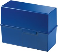 Kaartenbak Han breed A5 kunststof blauw-3