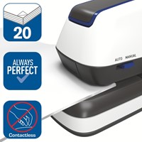 Nietmachine elektrisch Rapid Optima 20 20vel zilver/zwart-3