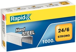 Nieten Rapid 24/6 staal strong 1000 stuks