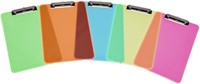 Klembord MAUL A4 staand transparant PS neon blauw-6