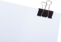 Papierklem MAUL 213 foldback 50mm zwart 12 stuks-1