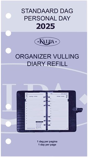 Agendavulling 2025 Kalpa Personal 1dag/1pagina-2
