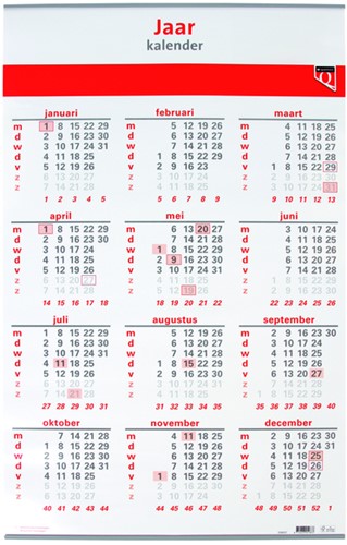 Jaarkalender 2025 Quantore