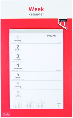 Weekkalender 2025 Quantore