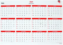 Jaarplankalender 2025 Quantore 48x68cm