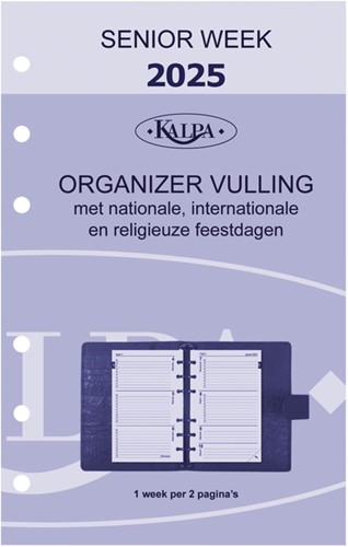 Agendavulling 2025 Kalpa Senior 7dagen/2pagina's-2