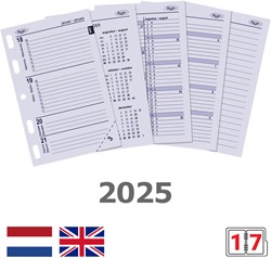 Agendavulling 2025 Kalpa Mini 7dagen/2pagina's
