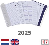 Agendavulling 2025 Kalpa A5 jaardoos 7dagen/2pagina's