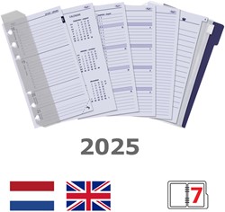 Agendavulling 2025 Kalpa Personal jaardoos 7dagen/2pagina's
