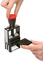 Tekststempel Colop Heavy Duty 2300 Classic Line personaliseerbaar rood-3