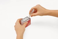 Tekststempel Colop Printer 30/1 letterset en pincet rood-3