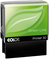 Tekststempel Colop Printer 30 Green Line personaliseerbaar groen
